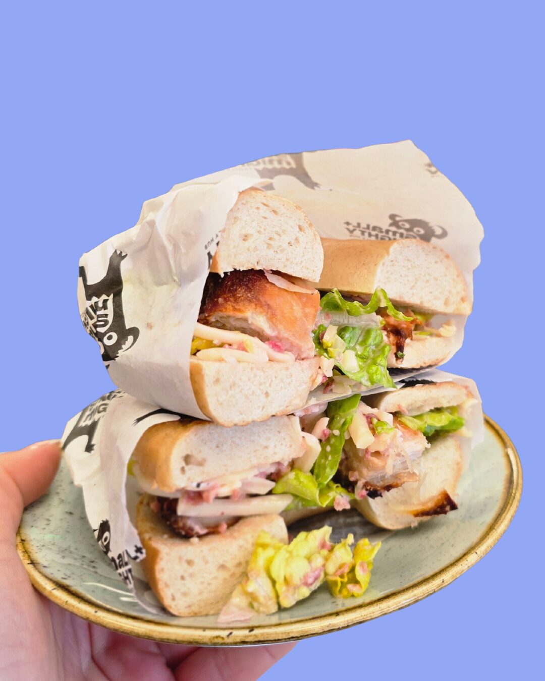 Fresh sandwiches at Small+Mighty cafe